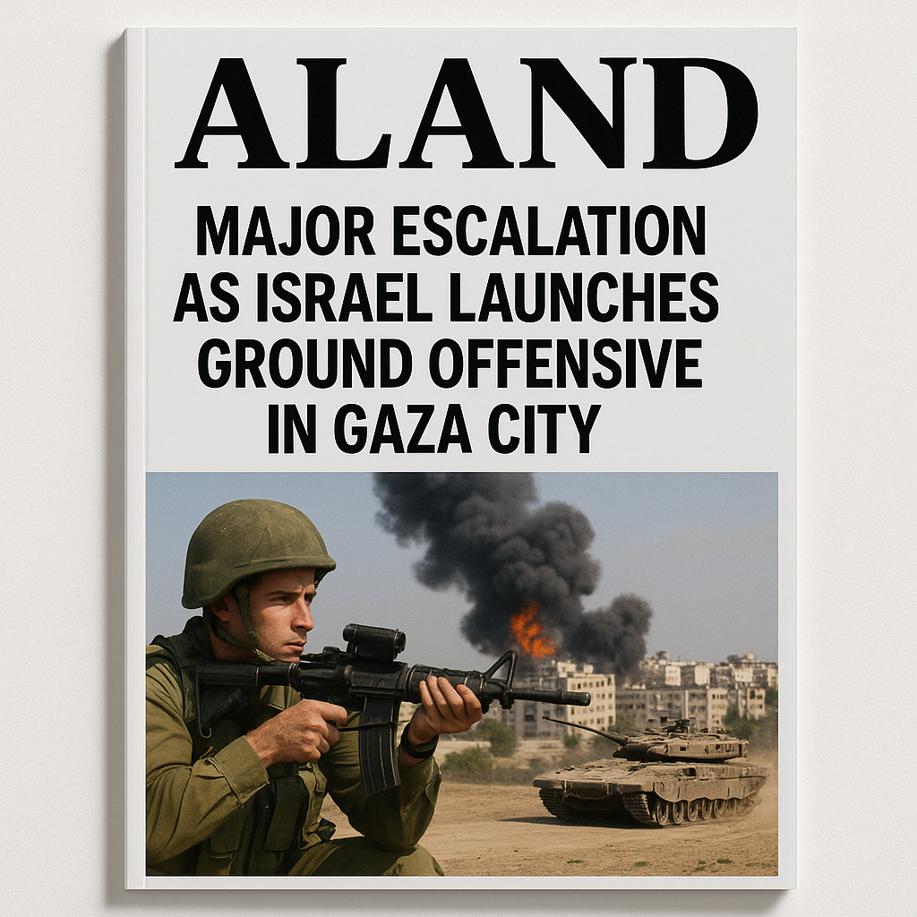 ALAND Magazine – Israel Ground Offensive in Gaza City